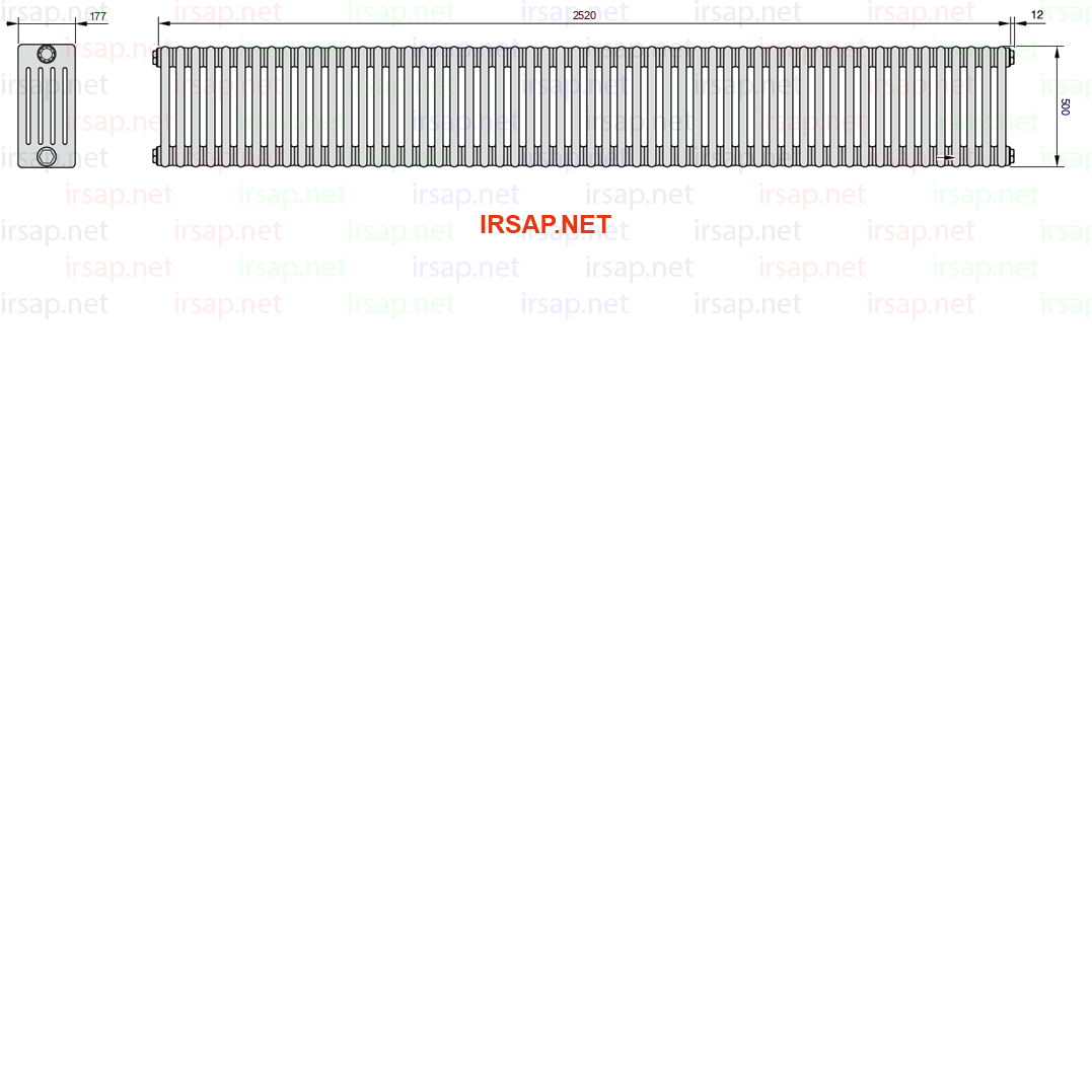 Радиатор IRSAP Tesi 50500/56 T14 CL 01